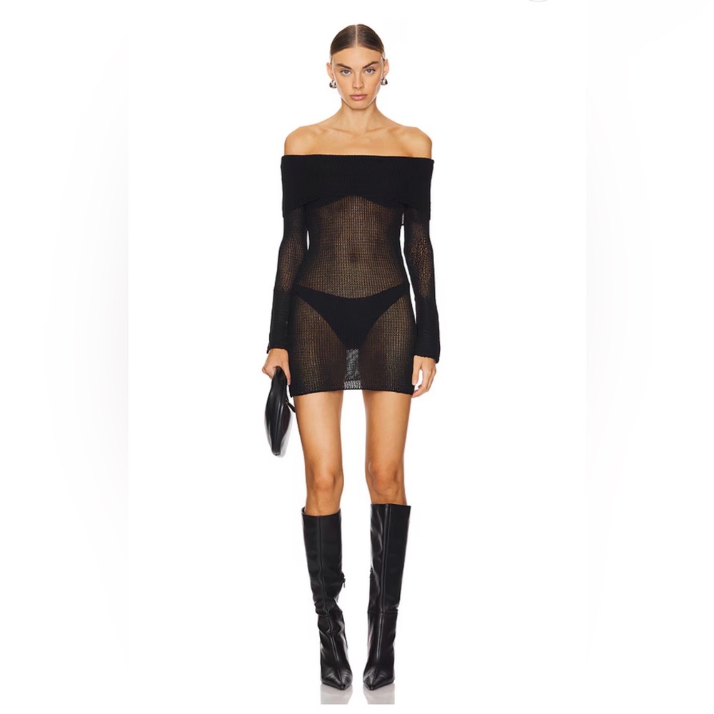 Superdown Tamra Mini Dress in Black, size XS